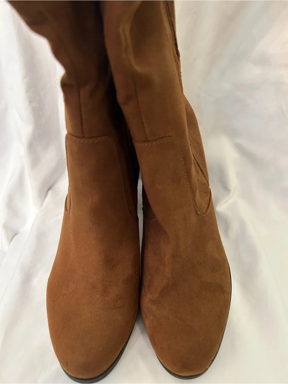 NWT Style & Co. Suede Boots in Brown Size 8